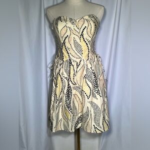 Anthropologie Anna Sui lace up side Corset Dress | 4
